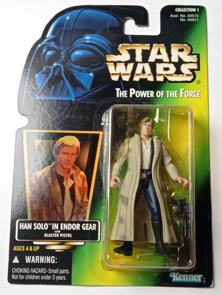 Han Solo In Endor Gear 1996 Star Wars Kenner Power Of Force 1