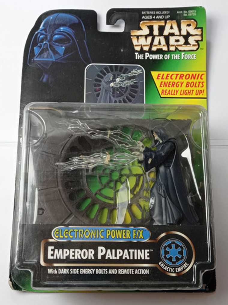 Emperor Palpatine 1997 Star Wars Electronic Kenner Force 1