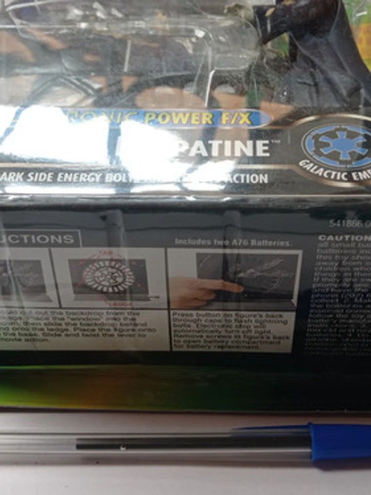 Emperor Palpatine 1997 Star Wars Electronic Kenner Force 7