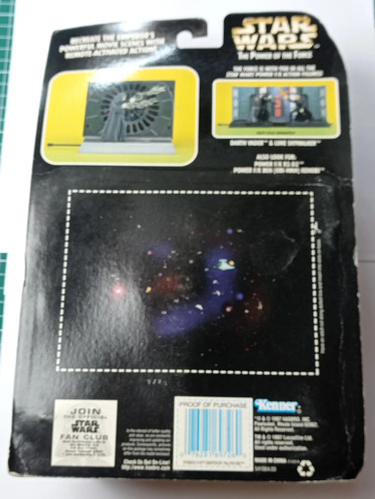 Emperor Palpatine 1997 Star Wars Electronic Kenner Force 8