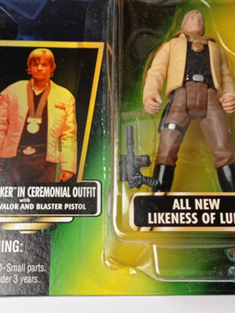 Luke Skywalker Ceremonial 1996 Star Wars Kenner Power Force 4
