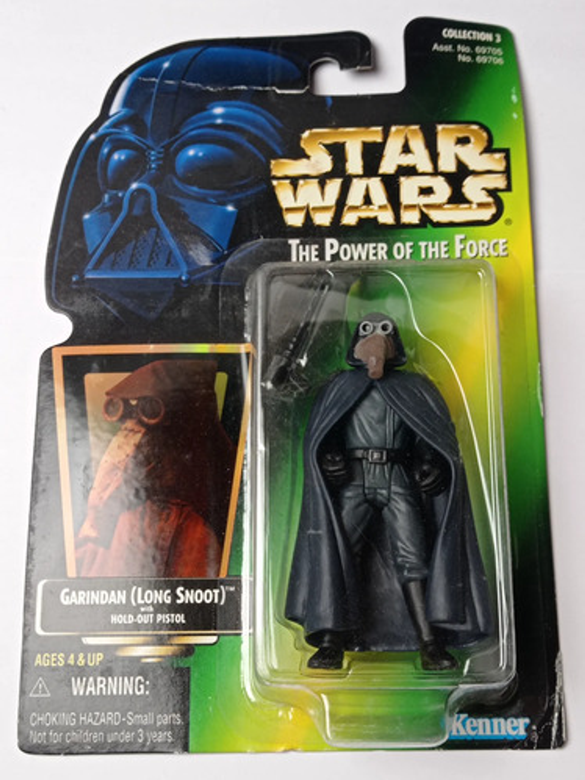 Garindan (long Snoot) 1997 Star Wars Kenner Power Force 1