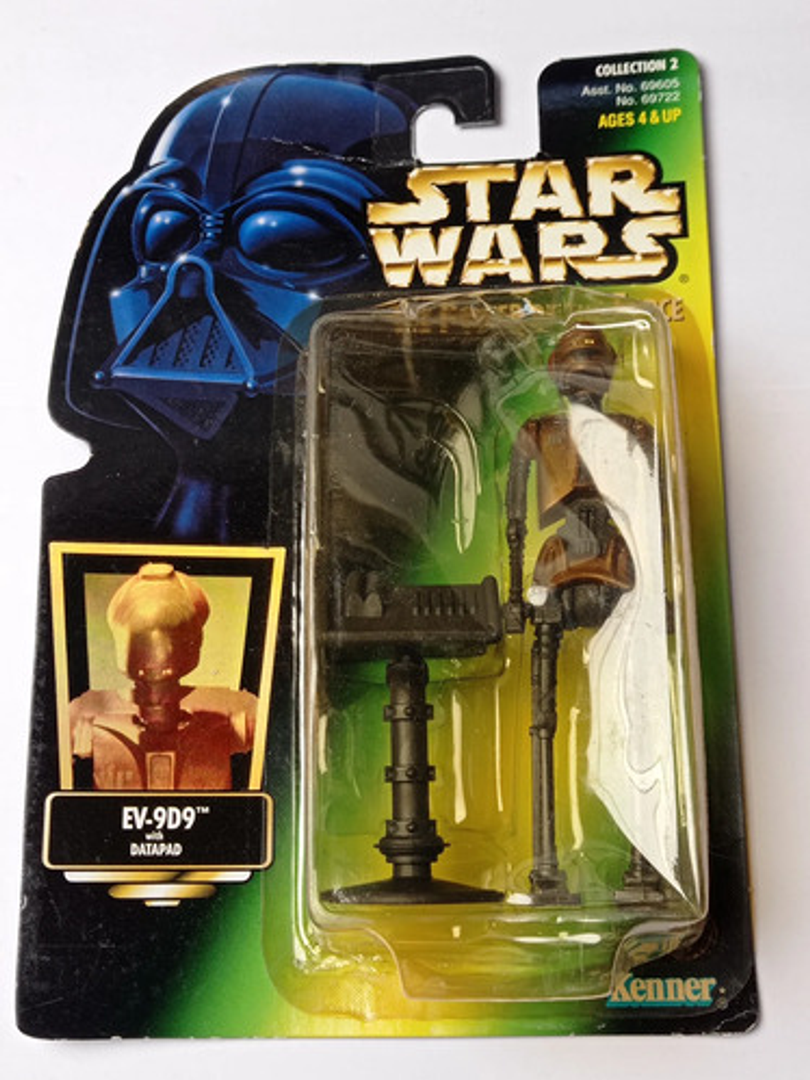 Ev-9d9 W/ Datapad 1997 Star Wars Kenner Power Force 1