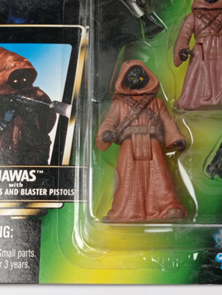 Jawas W/ Glowing Eyes 1996 Star Wars Kenner Power Of Force 4