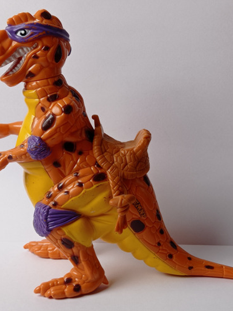 Trippy Tyrannosaurus 1993 Tmnt Tortugas Ninja Playmates Don 2