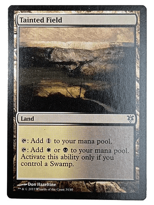 Carta Magic Tainted Field [sorin V Tibalt] Mtg Land