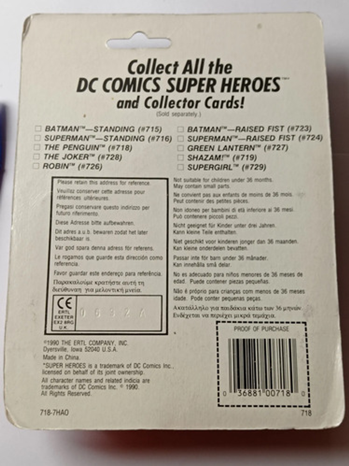 The Penguin 1990 Batman Dc Comics Super Heroes Toy Biz 6