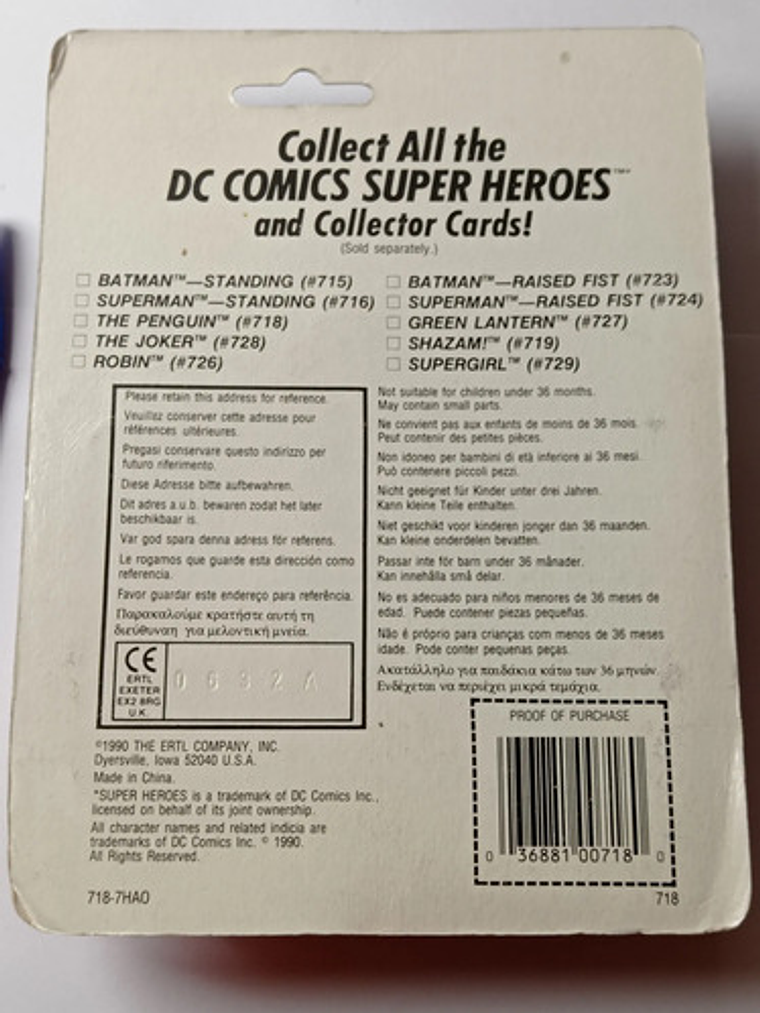 The Penguin 1990 Batman Dc Comics Super Heroes Toy Biz 6