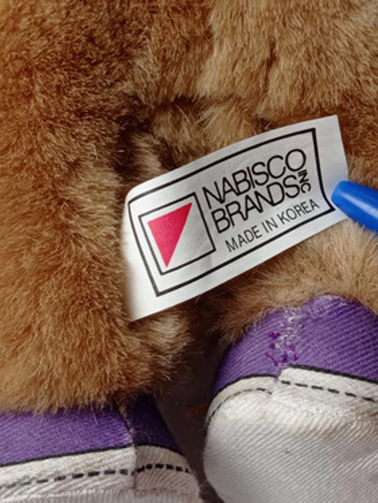 Peluche Oso Teddy Grahams 1990 Applause 8