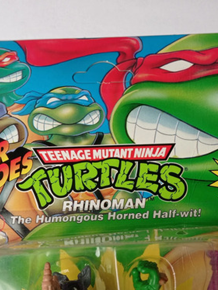 Rhinoman 1993 Tmnt ! Rocksteady Sewer Heroes Tortugas Ninja 2