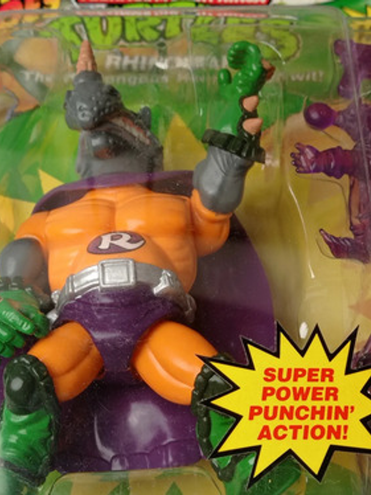 Rhinoman 1993 Tmnt ! Rocksteady Sewer Heroes Tortugas Ninja 3