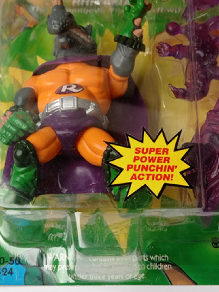 Rhinoman 1993 Tmnt ! Rocksteady Sewer Heroes Tortugas Ninja 4