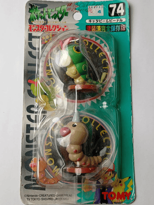 Weedle Y Caterpie 1998 Tomy Pokemon Nintendo