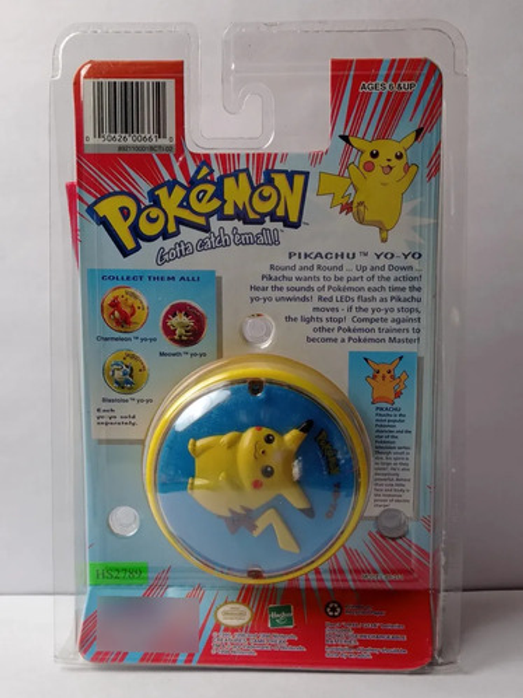 Pikachu Yo-yo Yoyo 1998 Tiger Pokemon Hasbro Nintendo 2
