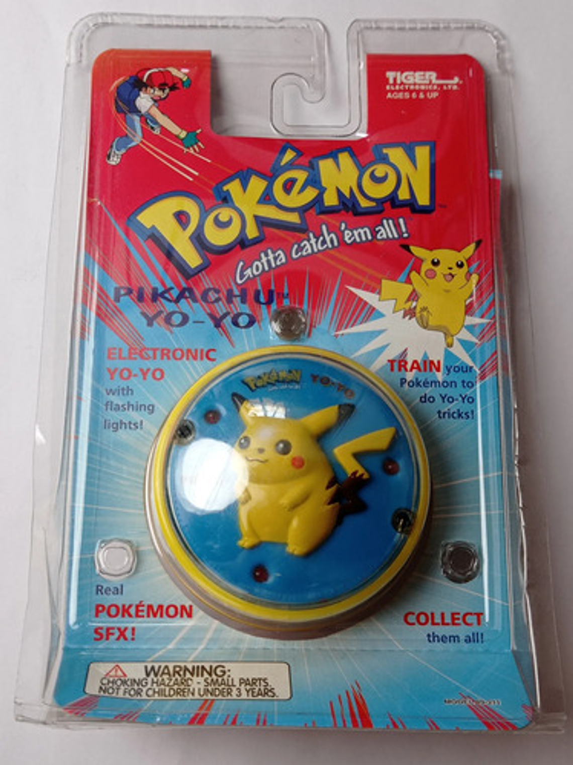 Pikachu Yo-yo Yoyo 1998 Tiger Pokemon Hasbro Nintendo 7