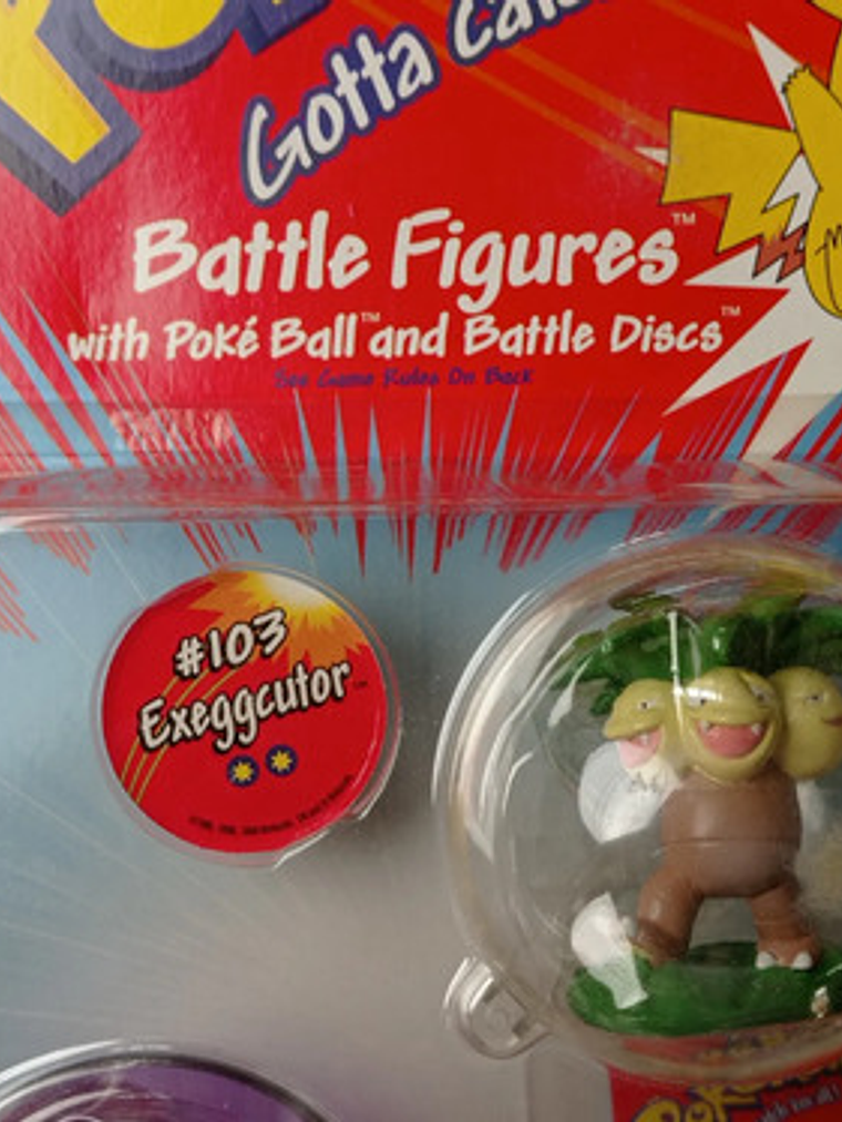 Exeggcutor Y Exeggcute 1999 Hasbro Pokemon Nintendo 3