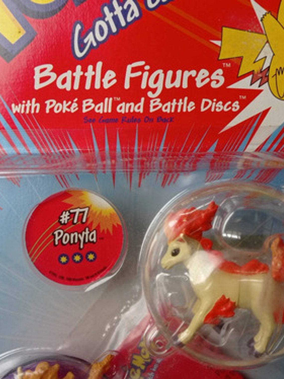 Ponyta Y Rapidash 1999 Hasbro Pokemon Nintendo 3