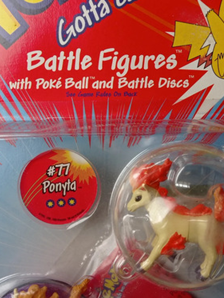 Ponyta Y Rapidash 1999 Hasbro Pokemon Nintendo 3