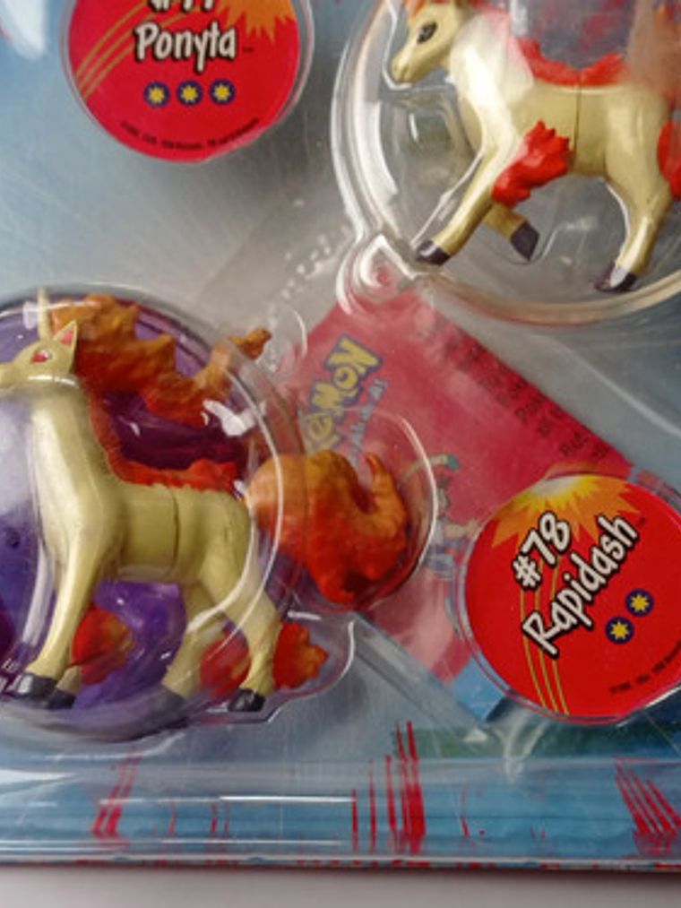 Ponyta Y Rapidash 1999 Hasbro Pokemon Nintendo 4