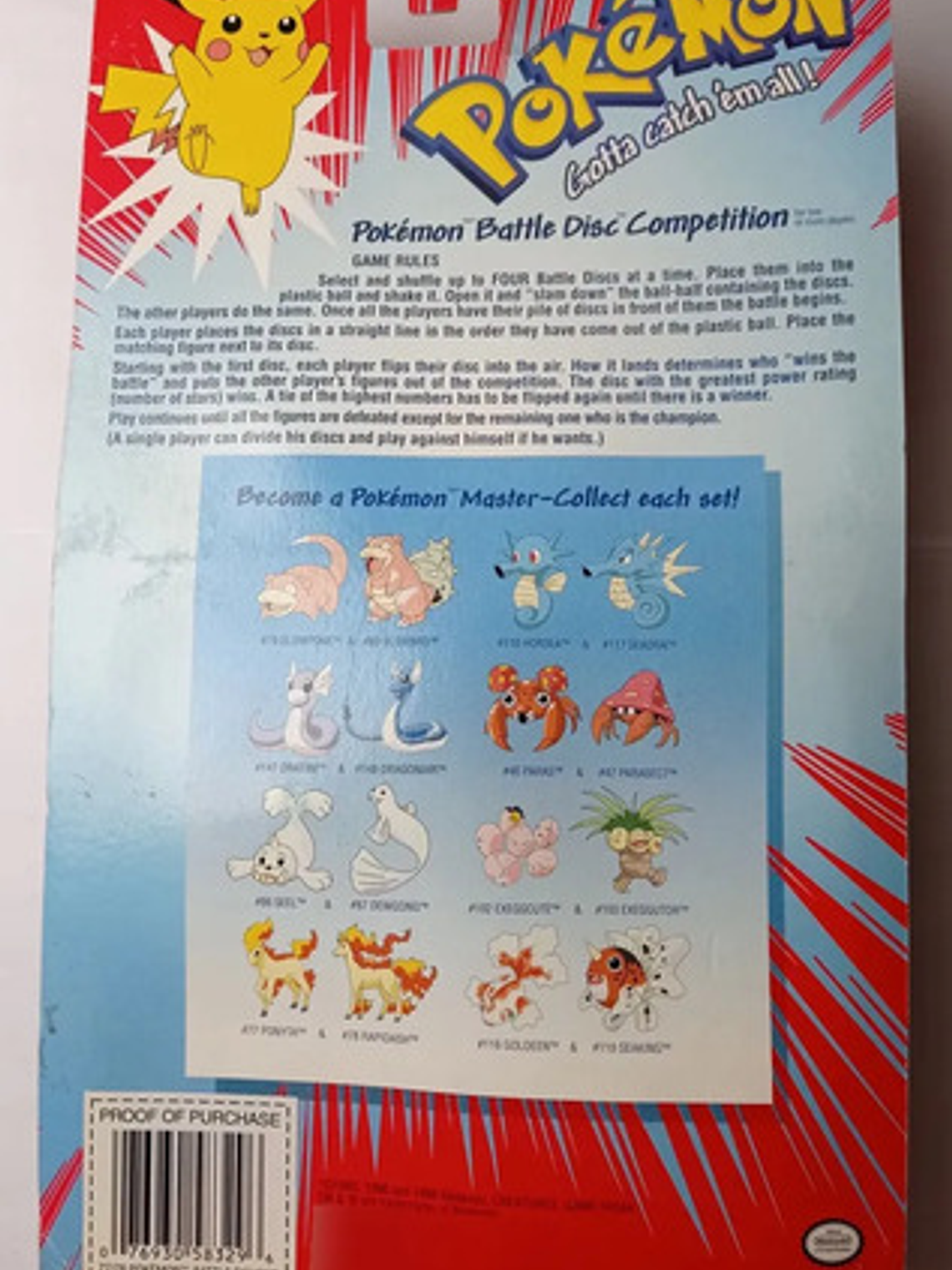 Ponyta Y Rapidash 1999 Hasbro Pokemon Nintendo 6