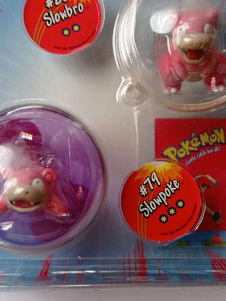 Slowpoke Y Slowbro 1999 Hasbro Pokemon Nintendo 4