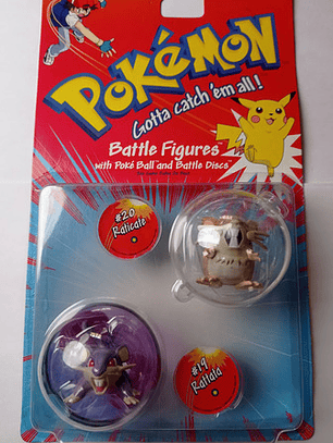 Rattata Y Raticate 1999 Hasbro Pokemon Nintendo