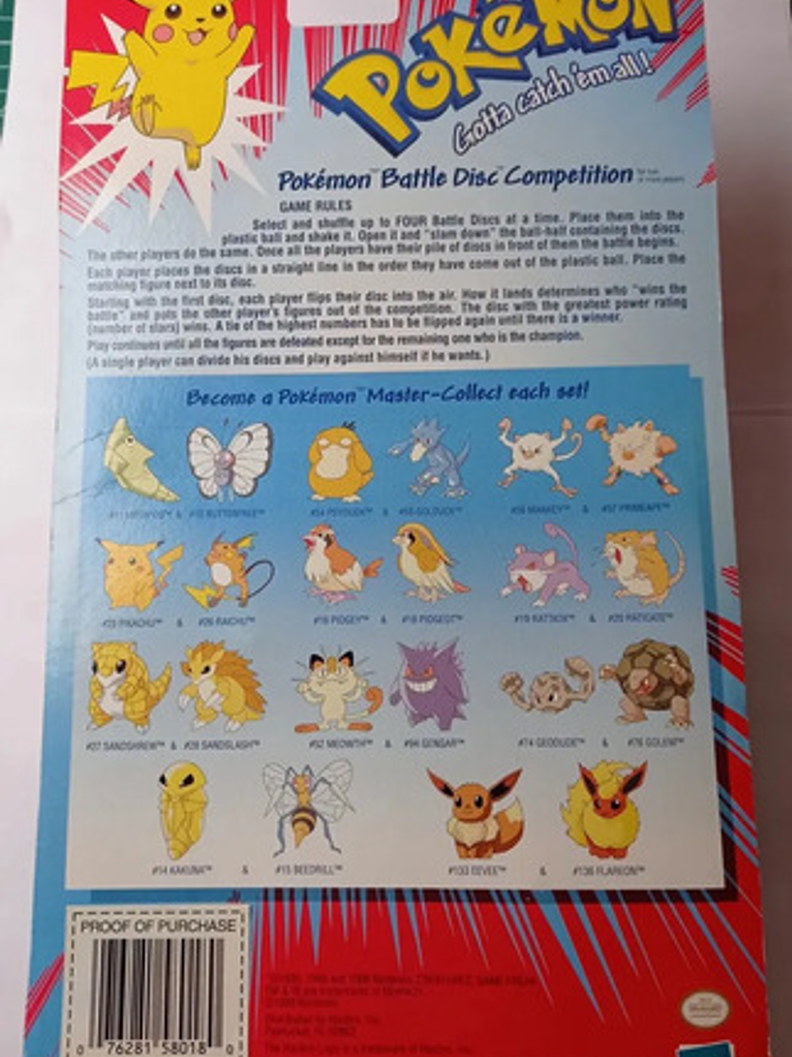 Rattata Y Raticate 1999 Hasbro Pokemon Nintendo 5