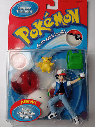 Ash Y Pikachu 2000 Hasbro Pokemon Nintendo