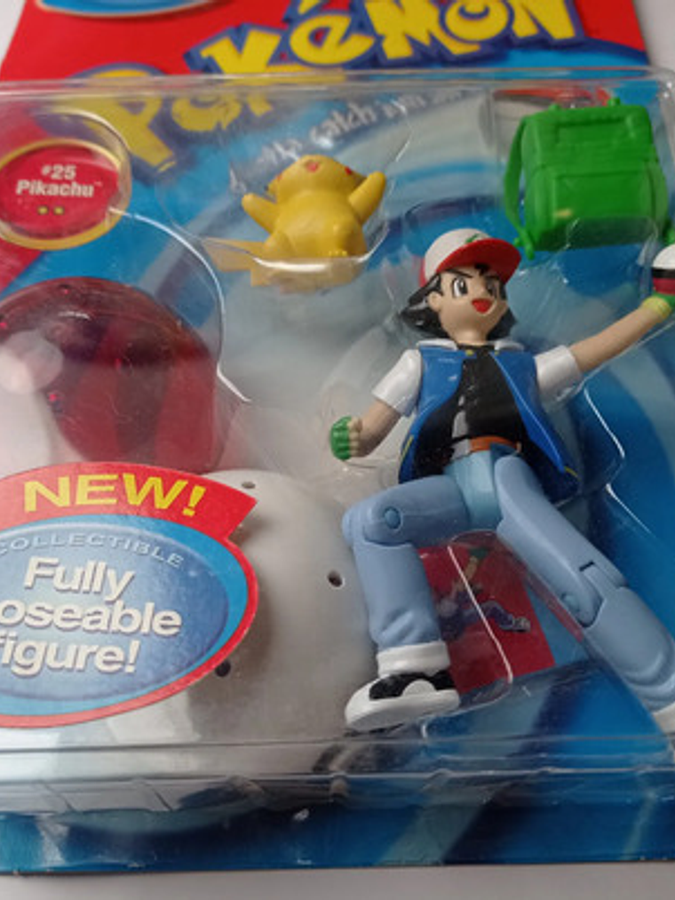Ash Y Pikachu 2000 Hasbro Pokemon Nintendo 4