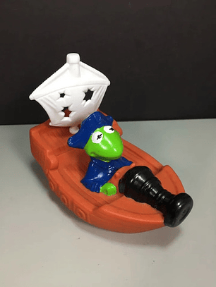 Rene En Barco (en Bolsa) 1995 Muppets Mcd 90s Kermit