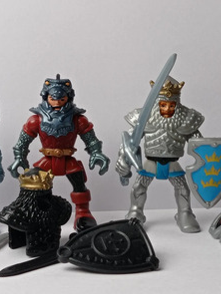 Set 4 Knights Imaginext 2001 Fisher Price Mattel 1