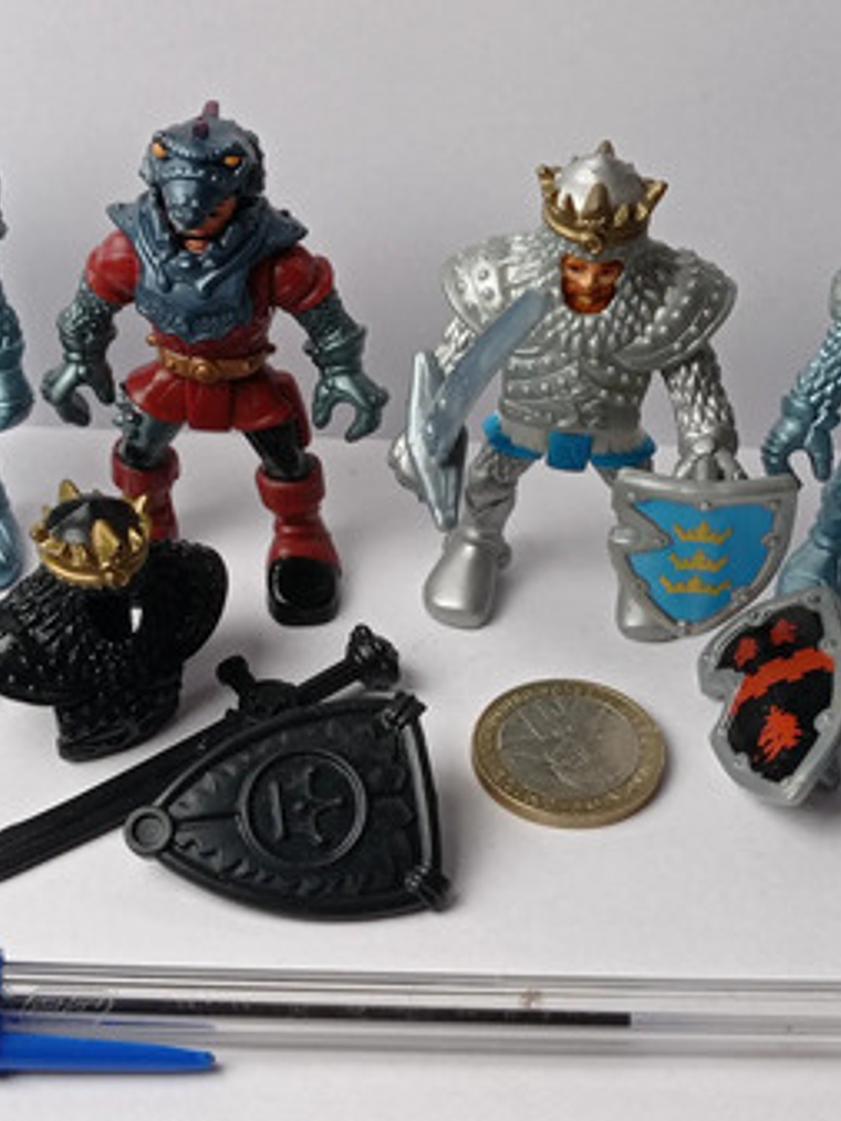 Set 4 Knights Imaginext 2001 Fisher Price Mattel 2