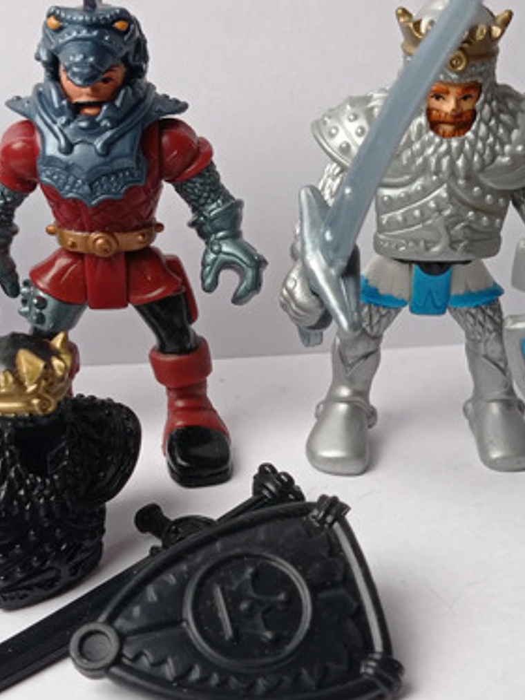 Set 4 Knights Imaginext 2001 Fisher Price Mattel 4