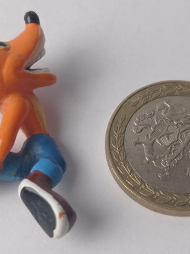 Figura Crash Bandicoot (saltando) 90s Mini 2