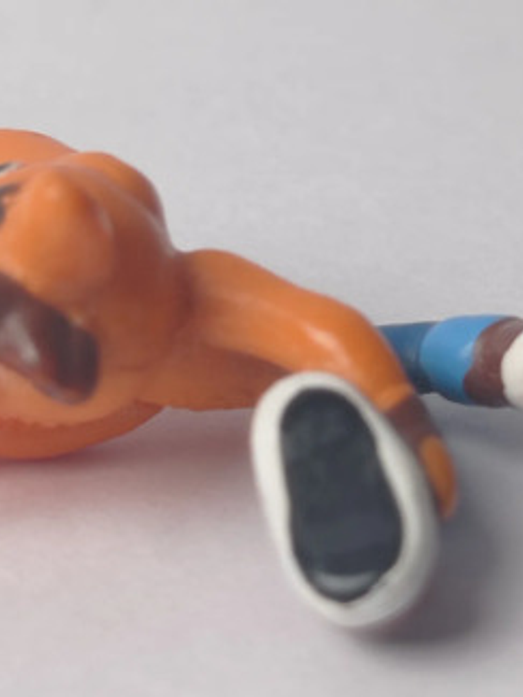 Figura Crash Bandicoot (saltando) 90s Mini 5