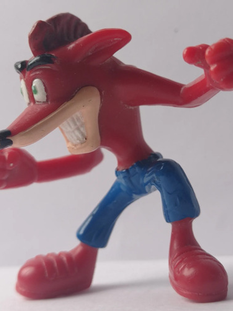 Figura Crash Bandicoot 2001 Hardees 3