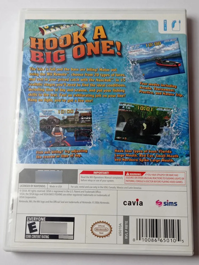 Sega Bass Fishing 2006 Nintendo Wii 3