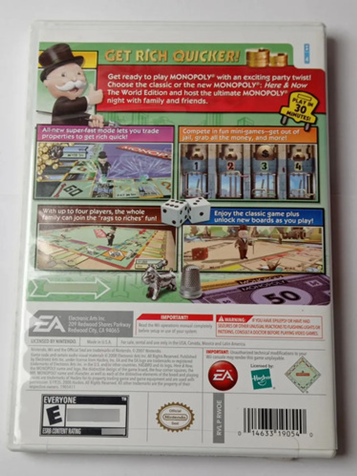 Monopoly 2008 Nintendo Wii 3