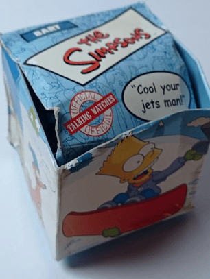 Reloj Simpsons 2002 Bart Cool Your Jets Man