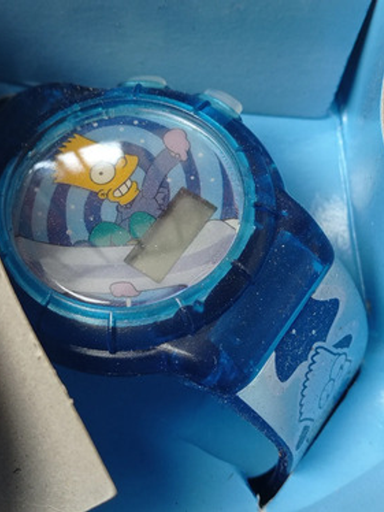Reloj Simpsons 2002 Bart Cool Your Jets Man 3