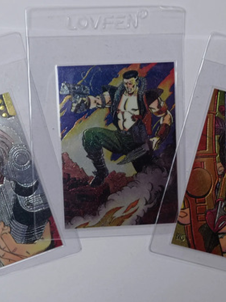 3 Cartas Turok Bloodshot Y Hotshot 1992 Valiant Comics 1