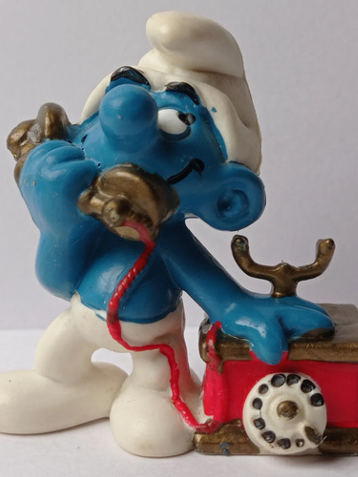 Pitufo Al Telefono 1980 Peyo Pitufos Smurfs 1