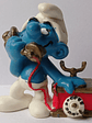 Pitufo Al Telefono 1980 Peyo Pitufos Smurfs - Miniatura 1