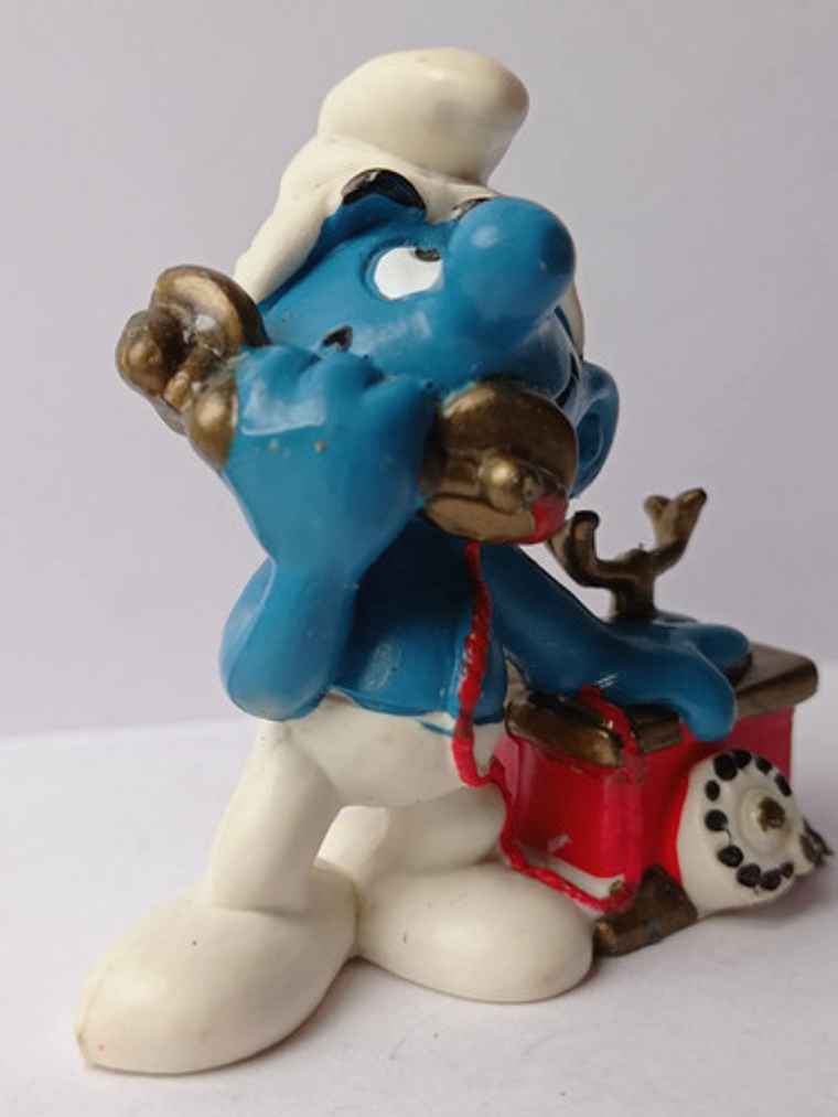 Pitufo Al Telefono 1980 Peyo Pitufos Smurfs 3
