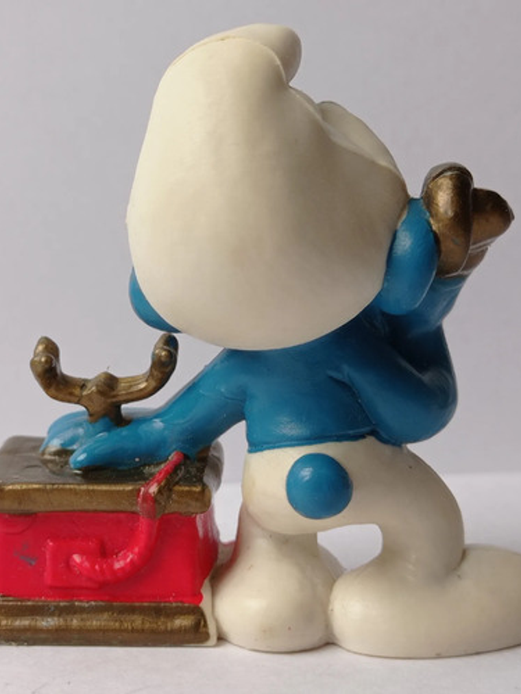 Pitufo Al Telefono 1980 Peyo Pitufos Smurfs 4