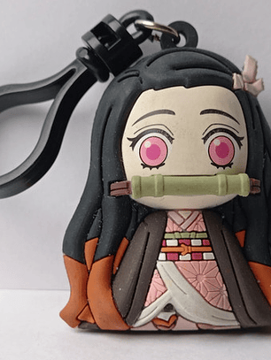 Llavero Nezuko Kamado Demon Slayer Backpack Keyring Clip
