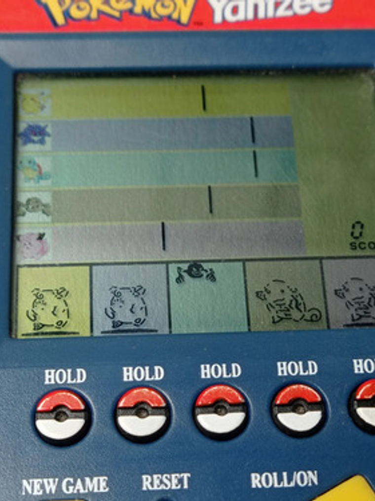 Videojuego Pokemon Yahtzee 1999 Hasbro Nintendo 2