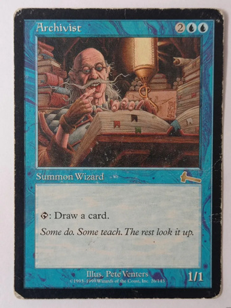 Carta Magic Archivist [urza;s Legacy] Mtg 1