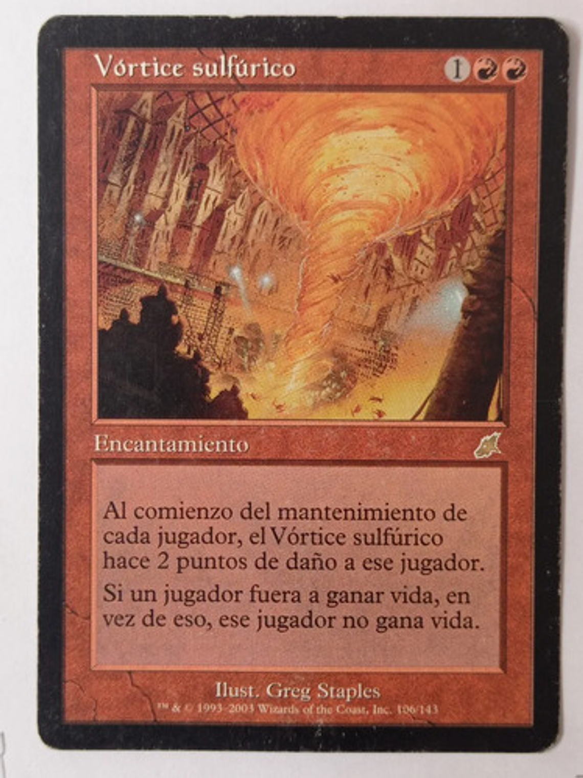 Carta Magic Vórtice Sulfúrico [scourge] Mtg 1