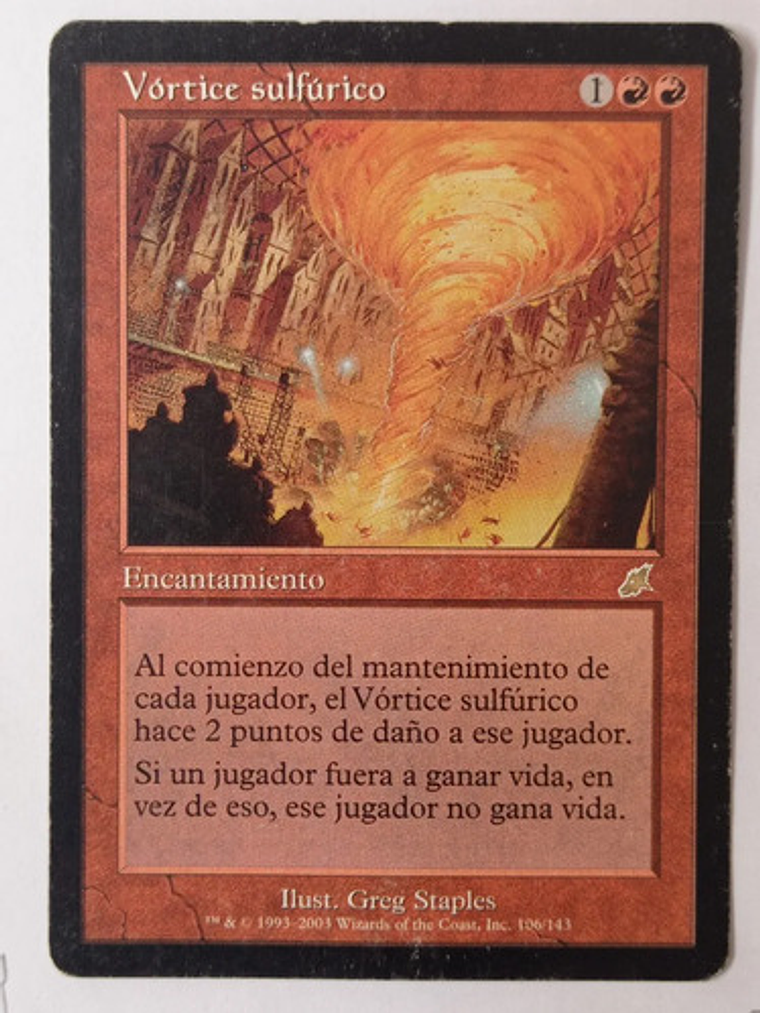 Carta Magic Vórtice Sulfúrico [scourge] Mtg 1
